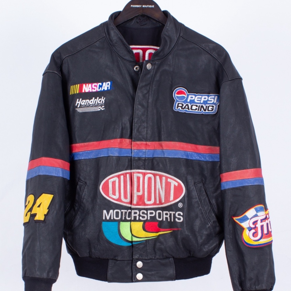 Chase Authentics reversible leather NASCAR Jeff
Gordon jacket